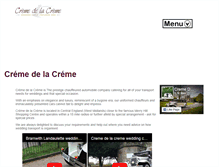 Tablet Screenshot of cremedelacremeautos.com